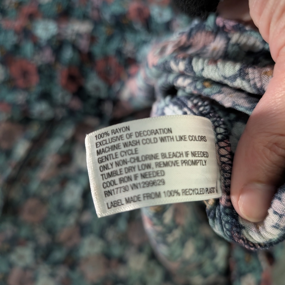 Knox Rose Floral Long Sleeve Dress - Multicolor - Picture 3 of 6
